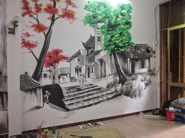 Vẽ tranh tường tại hà nội
