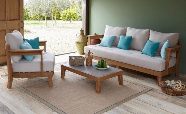 Sofa gỗ nệm