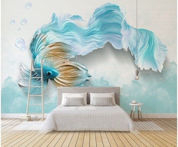 Vẽ tranh tường phòng ngủ