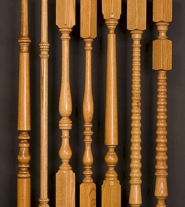 50 mẫu con tiện cầu thang gỗ hiện đại đa dạng về hình dáng